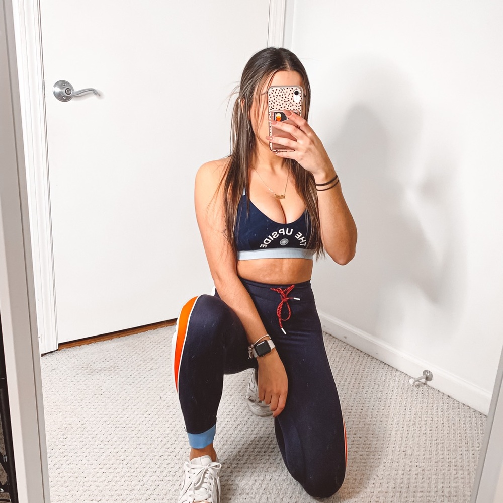 The Upside SoulCycle Tie Waist Leggings